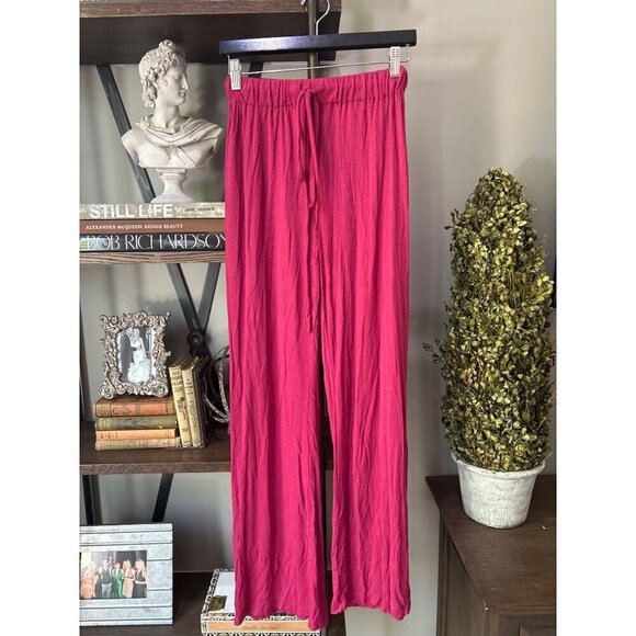 Bondi Born Geneva Modal Silk Pants Mulberry Pink Womens Size Medium - Picture 2 of 6